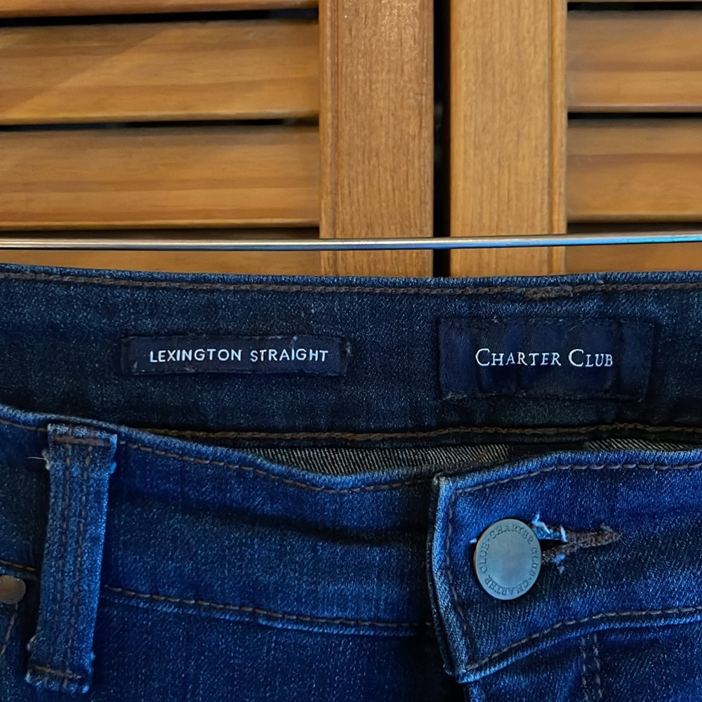 Charter Club Lexington Straight Jeans - Picture 3 of 6